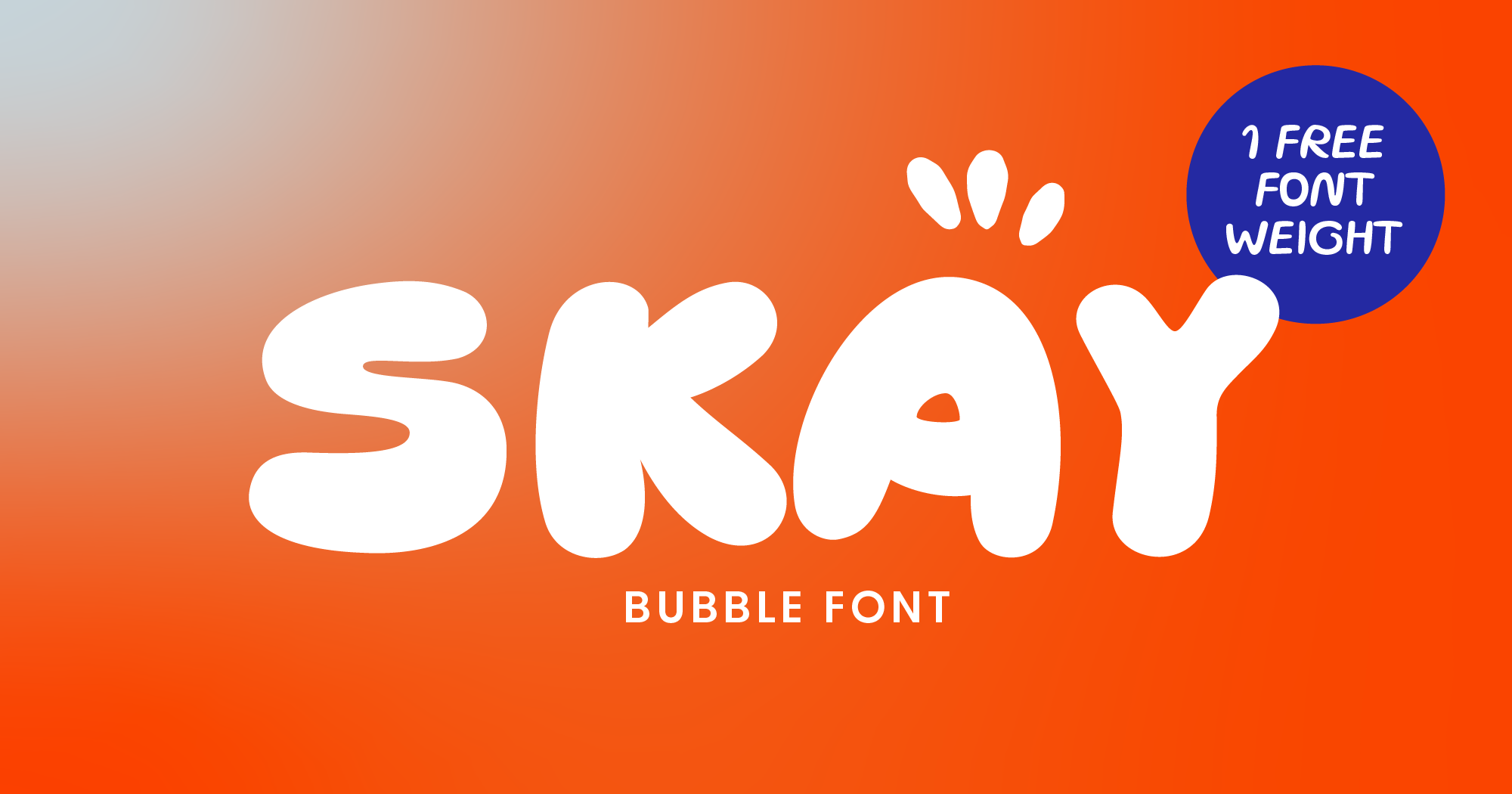 bubble font skims skay