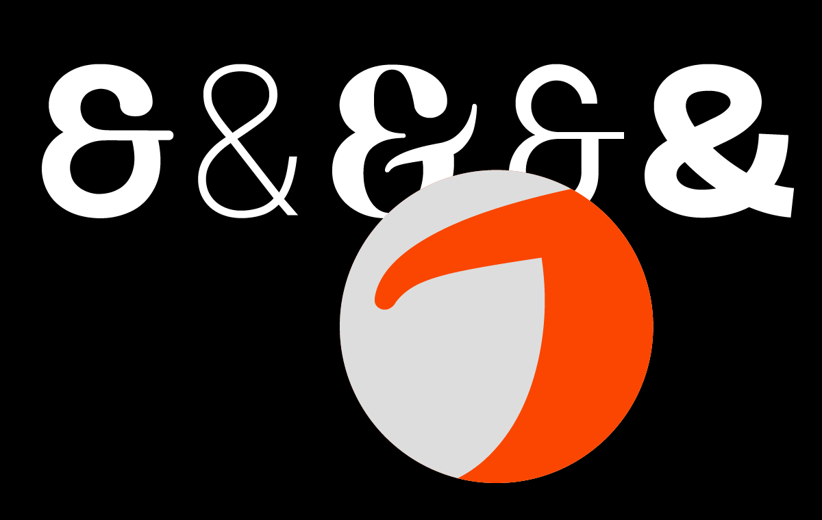 ampersand logo font