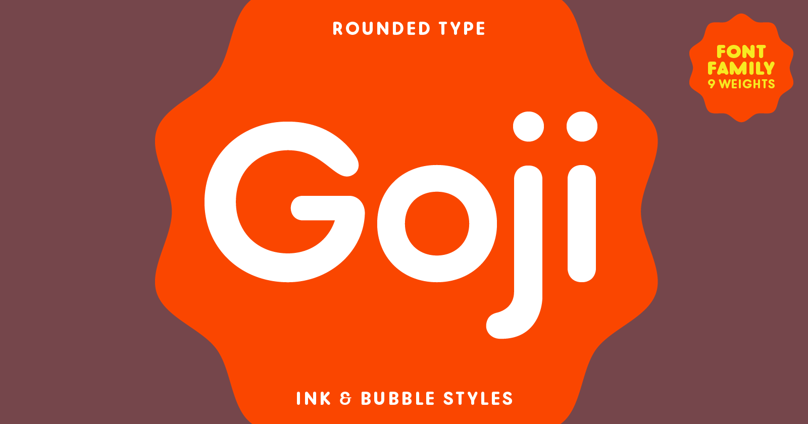 Goji rounded font Cocomelon