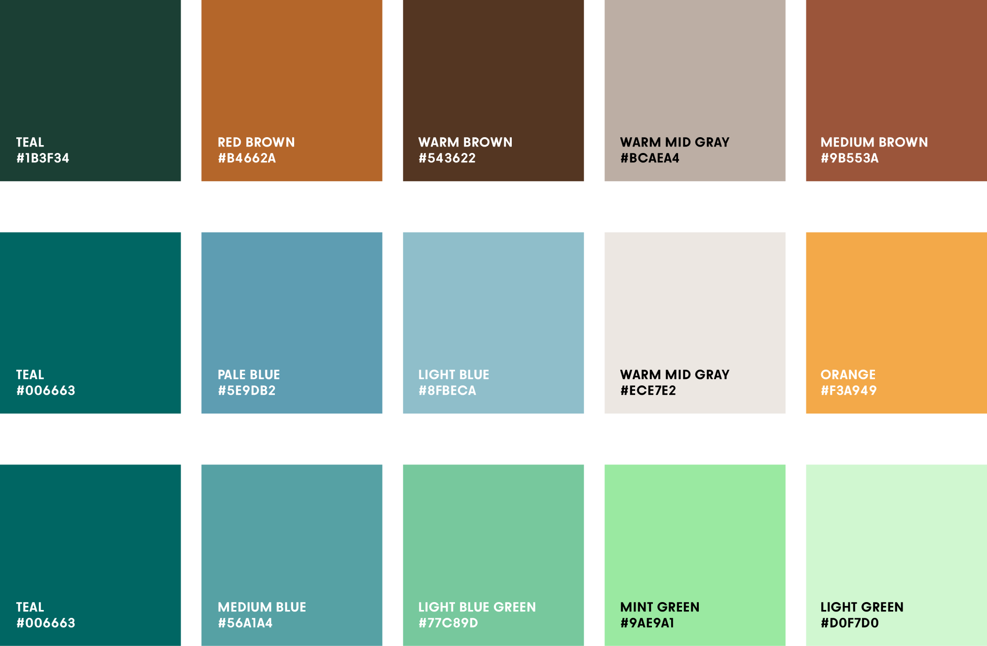 sekvens guide dyb Teal logos: meaning and modern color combinations