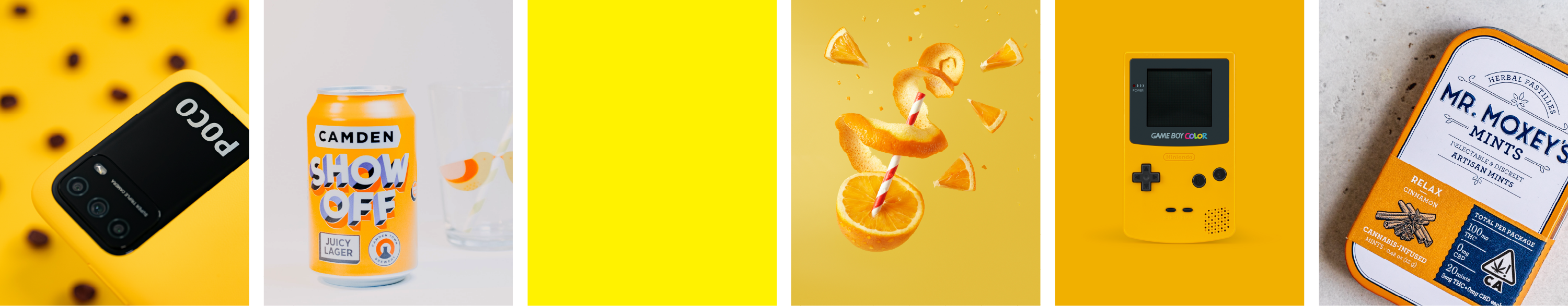 color yellow in branding examples