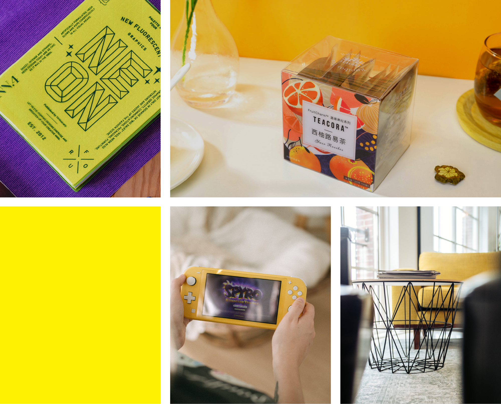 examples yellow in branding