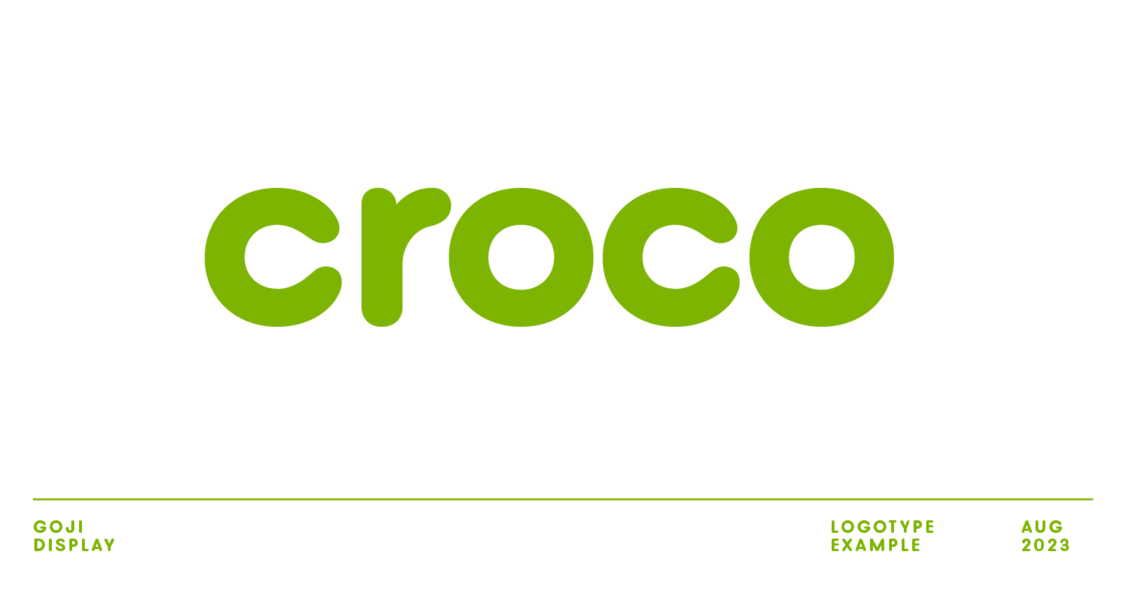 logotype example similar to Crocs