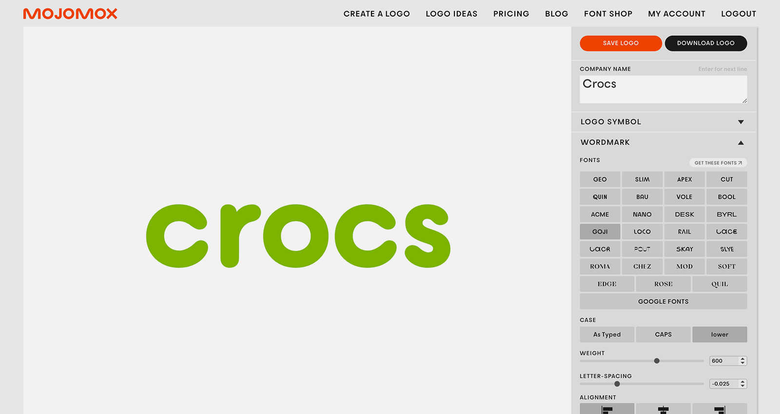 Crocs-style font + download