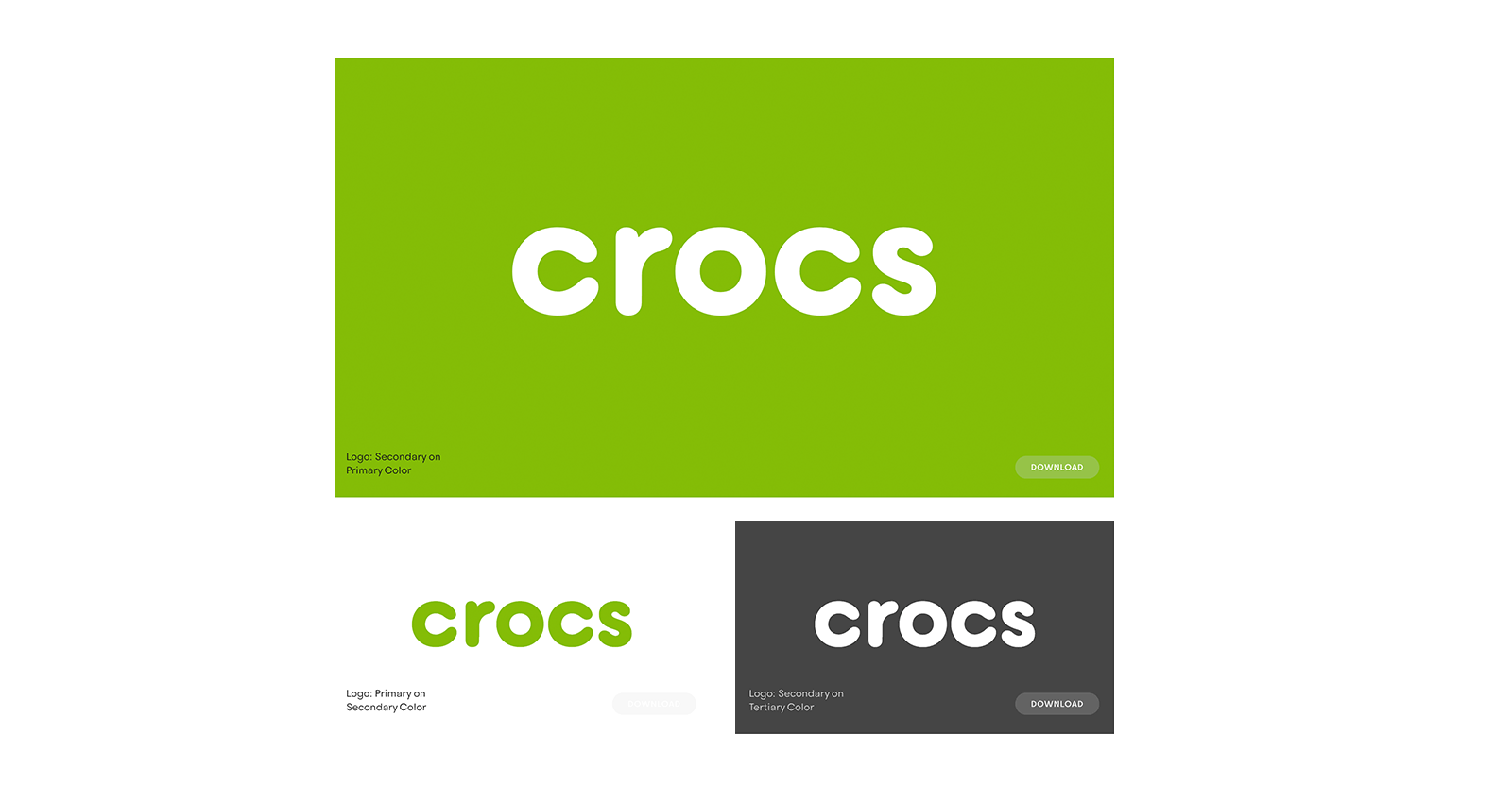 Crocs color palette