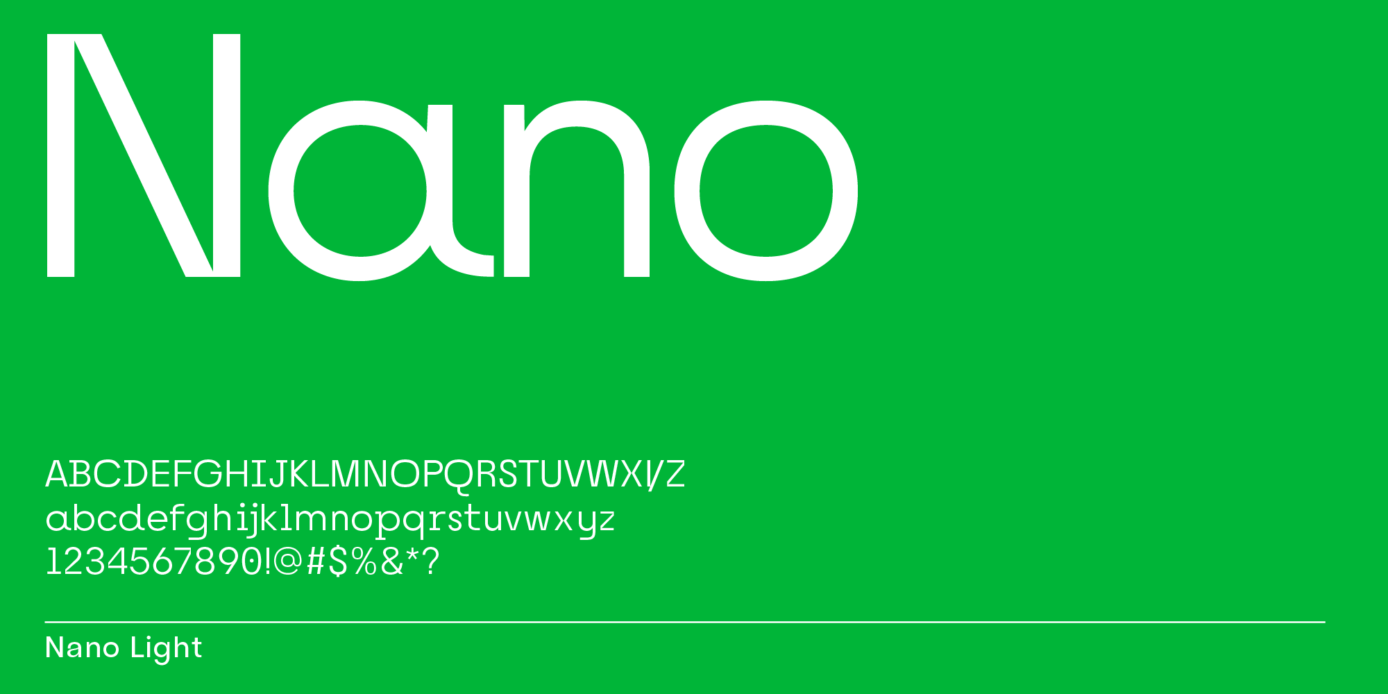 Tech Font Nano 