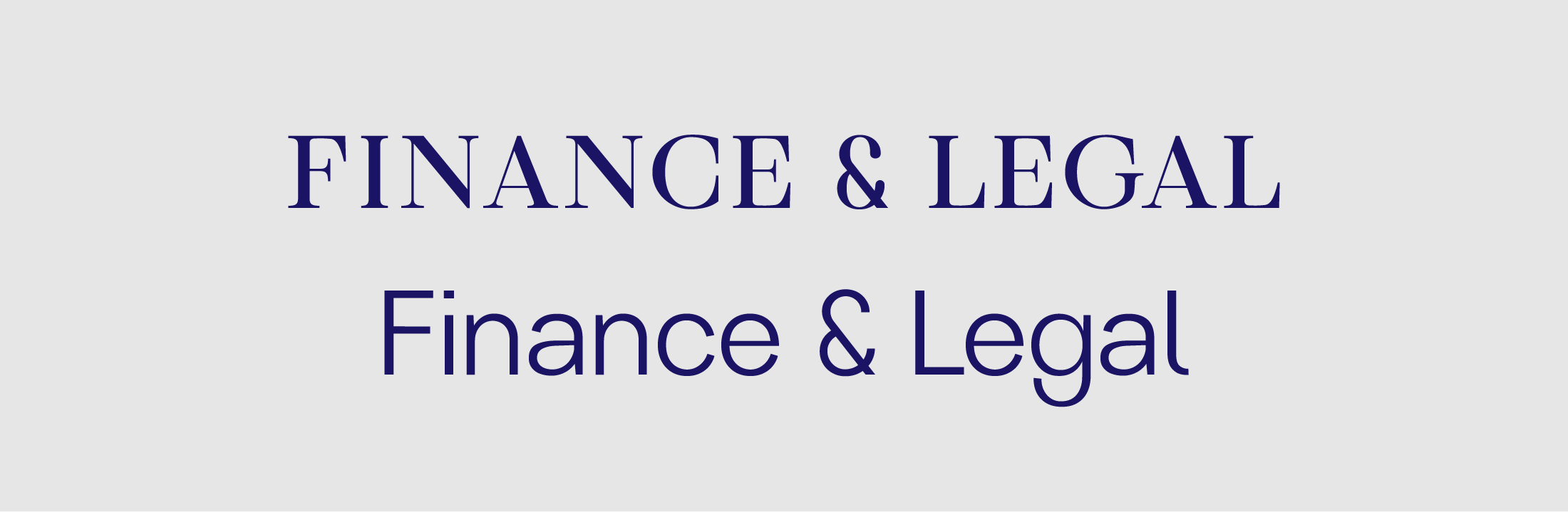 font for finance and legal logo designs