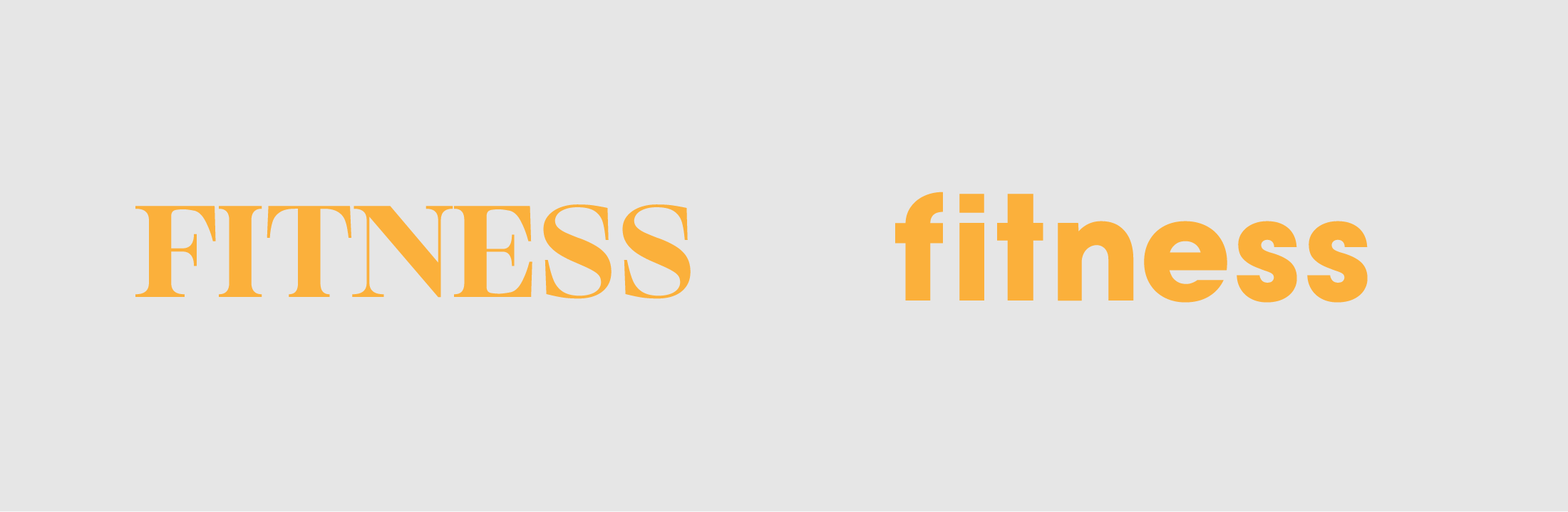 font for fitness logo designs