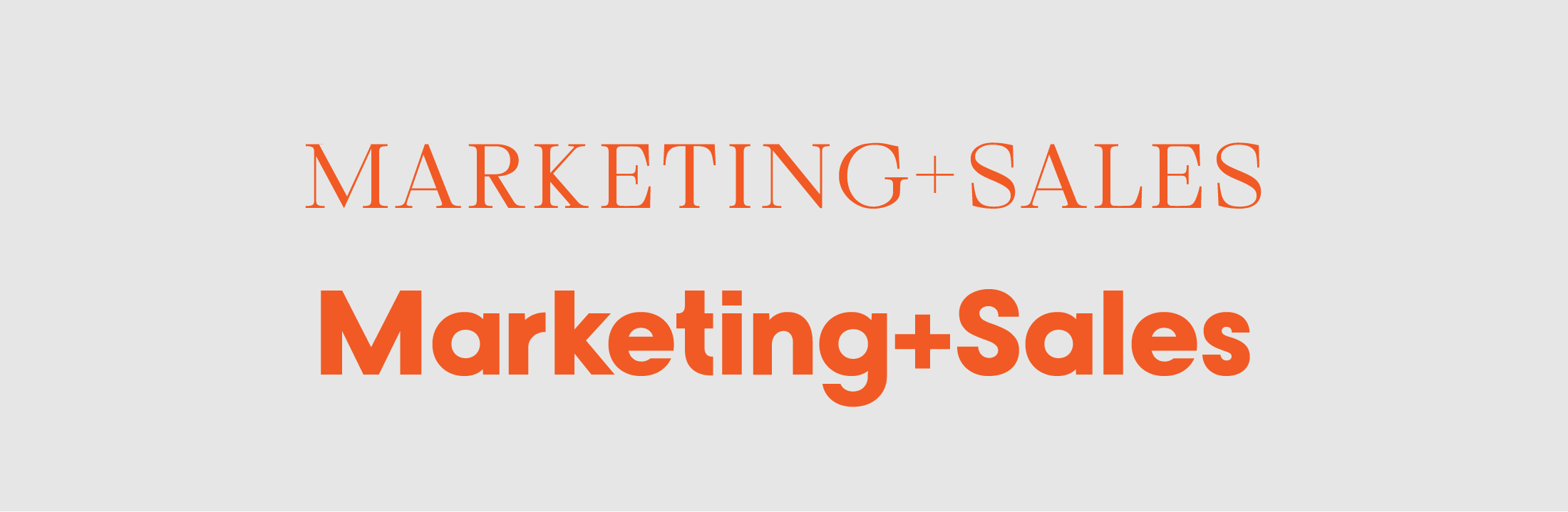 sans serif and serif fonts for marketing and sales logo designs