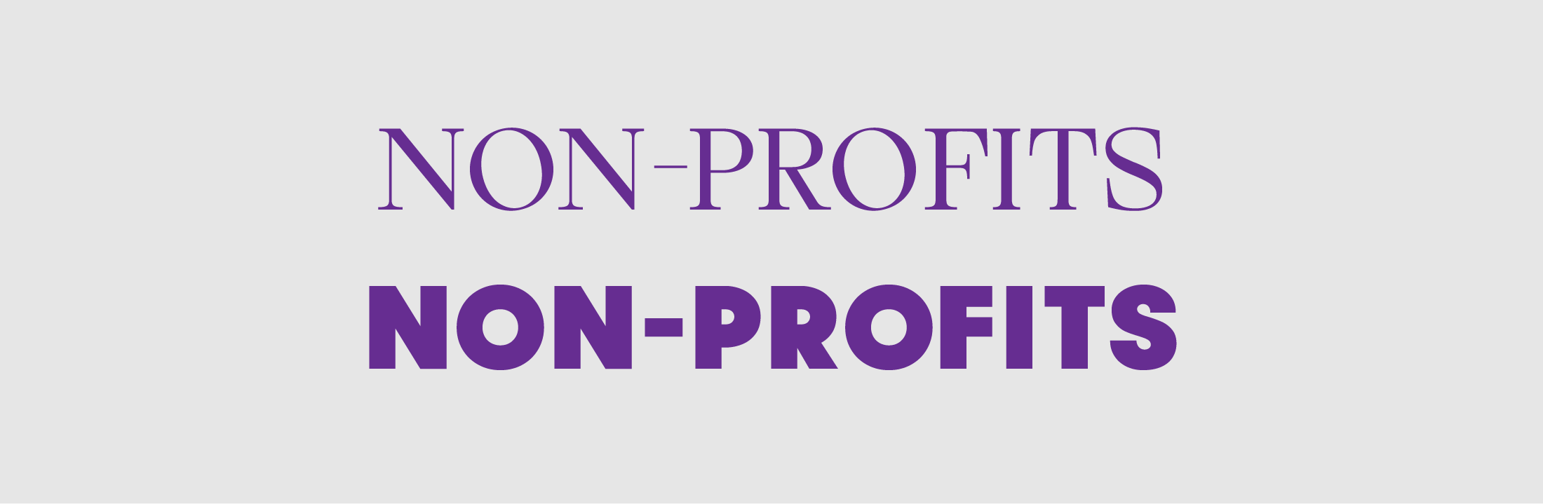 fonts for nonprofit logo designs