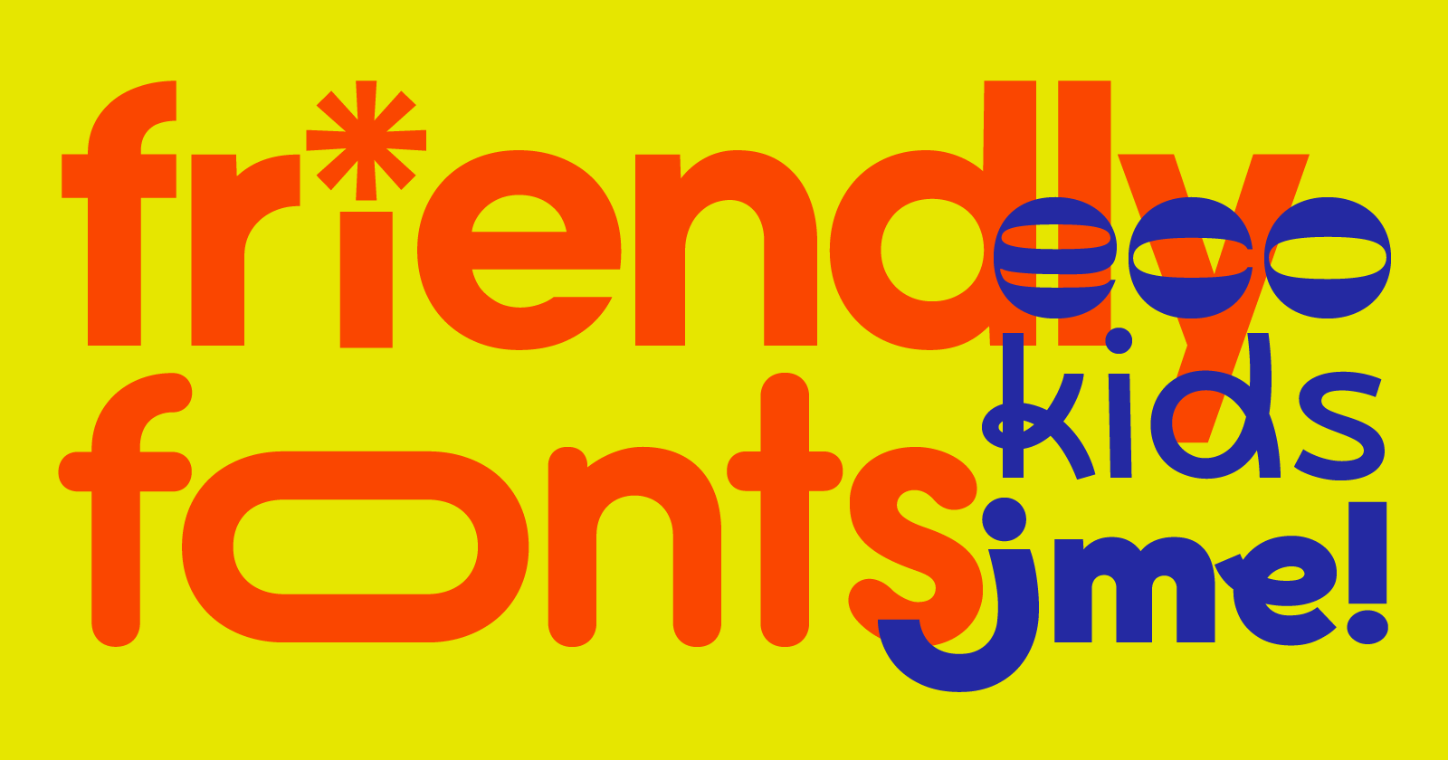 13 friendly fonts for modern logotype