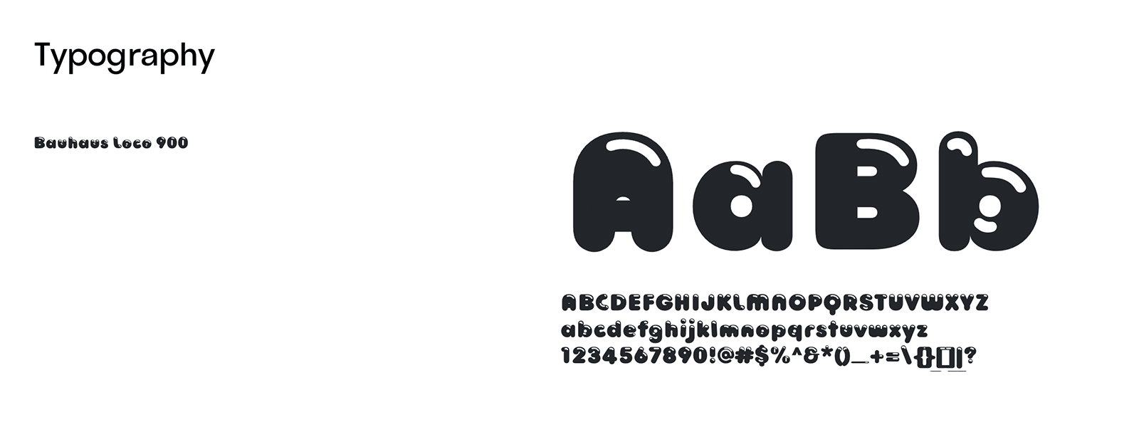 Loco rounded bubble font