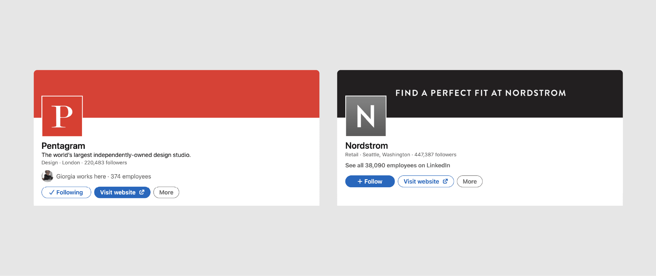 simple linkedin header photo using brand color