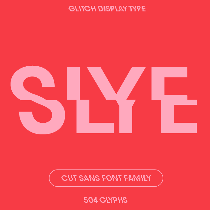 Sliced font