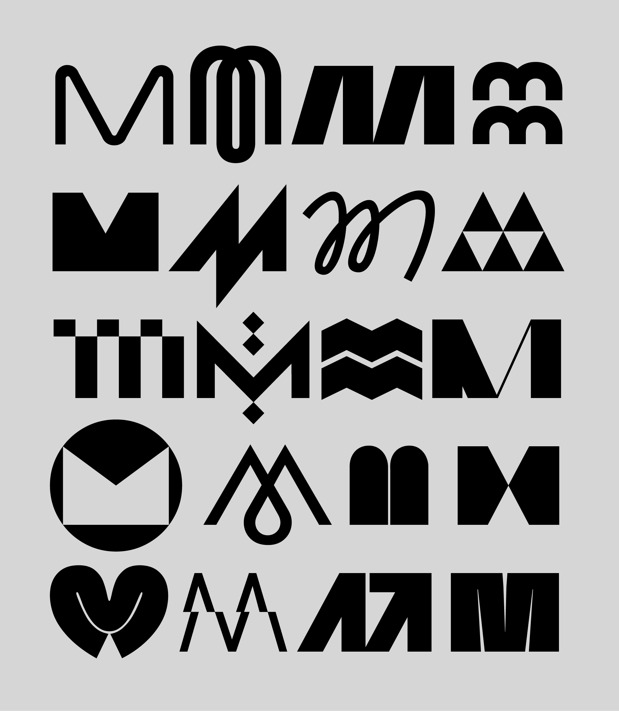 modern m logos