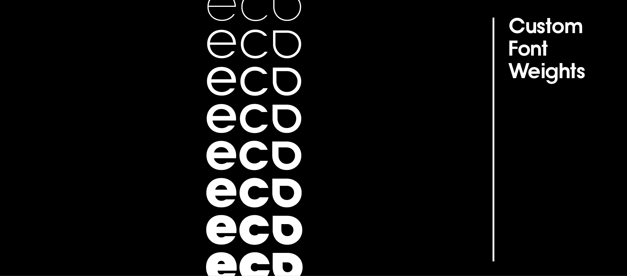 custom logo font
